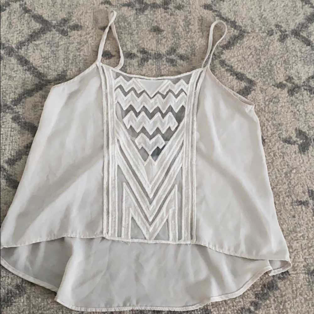 Off white tank top